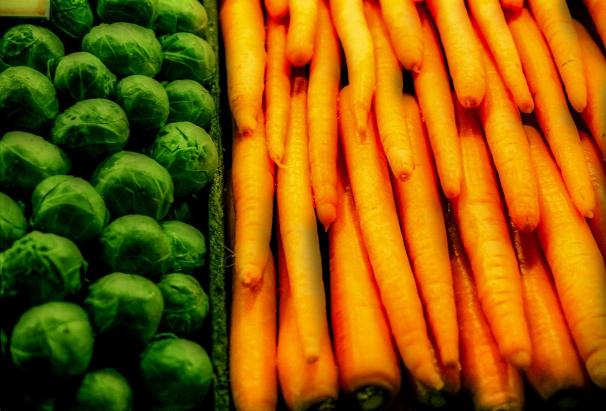 Leafy greens rich in lutein